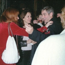 Mylène Farmer et George Clooney - Avant première Confessions of a dangerous mind - 02 décembre 2002