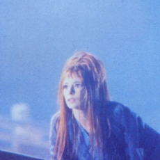 Mylène Farmer - Tournage du clip L'Âme-Stram-Gram - Photographe : Claude Gassian