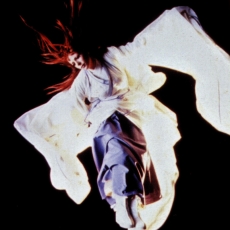 Mylène Farmer - Tournage du clip L'Âme-Stram-Gram - Photographe : Claude Gassian