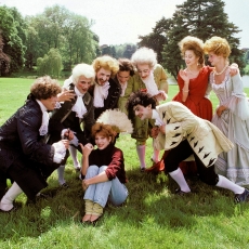 Mylène Farmer - Tournage du clip Libertine - Photographe : Bernard Leloup