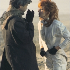 Mylène Farmer - Tournage du clip Sans contrefaçon - Photographe : Joel Casano