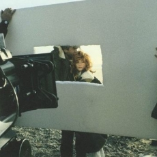 Mylène Farmer - Tournage du clip Sans contrefaçon - Photographe : Joel Casano