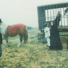 Mylène Farmer - Tournage du clip Sans contrefaçon - Photographe : Joel Casano