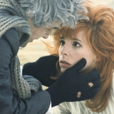 Mylène Farmer - Tournage du clip Sans contrefaçon - Photographe : Joel Casano