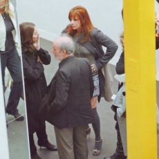 Mylène Farmer et Claude Berri - Fiac - Octobre 2006