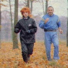 Mylène Farmer 1988 Préparation physique Tour 89