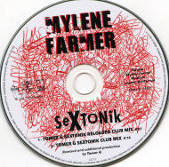 Mylène Farmer Single Sextonik CD Promo Club Remixes