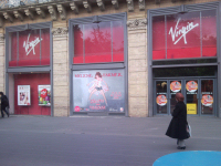 Mylène Farmer Tour 2009 Zénith de Toulouse Affiche Virgin Megastore