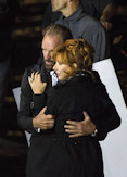 Sting et Mylène Farmer - Sur le tournage du clip 