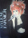 Dessin de Mylène Farmer par Morgan Cherbonnel