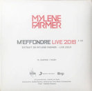 Mylène Farmer M'effondre Live 2019 CD Promo