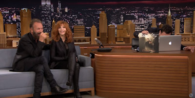 Sting Mylène Farmer Jimmy Fallon - The Tonight Show