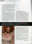 Mylène Farmer Madame Figaro 27/12/2008