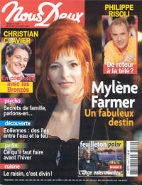 Mylène Farmer Nous Deux du 27 septembre au 03 octobre 2005