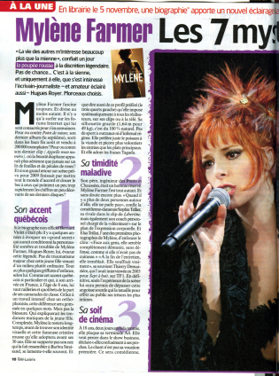 Mylène Farmer Télé Loisirs