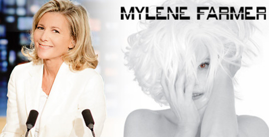 Claire Chazal Mylène Farmer