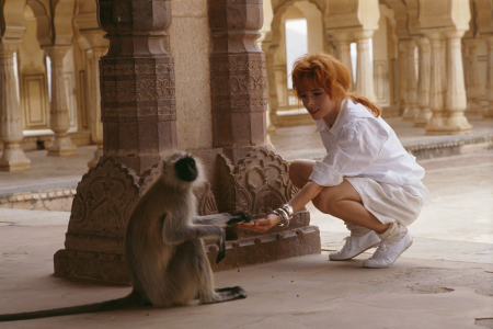 Mylène farmer 1989 Inde Photo Marianne Rosenstiehl