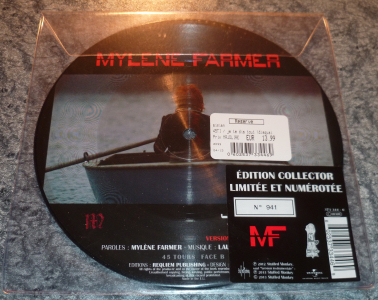 Mylène Farmer Je te dis tout 45 Tours Picture Disc