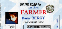 Mylène Farmer Avant que l'ombre... à Bercy Billet