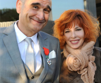 Mylène Farmer Pascal Nègre Photo de Robin 