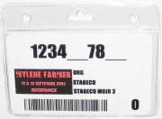 Mylène Farmer Tour 2009 Pass