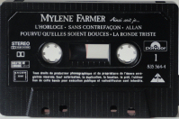 Mylène Farmer Ainsi soit je... Cassette France Premier pressage