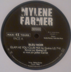 Mylène Farmer Bleu Noir Maxi 45 Tours France