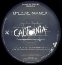 Mylène Farmer california Double maxi 33 Tours France