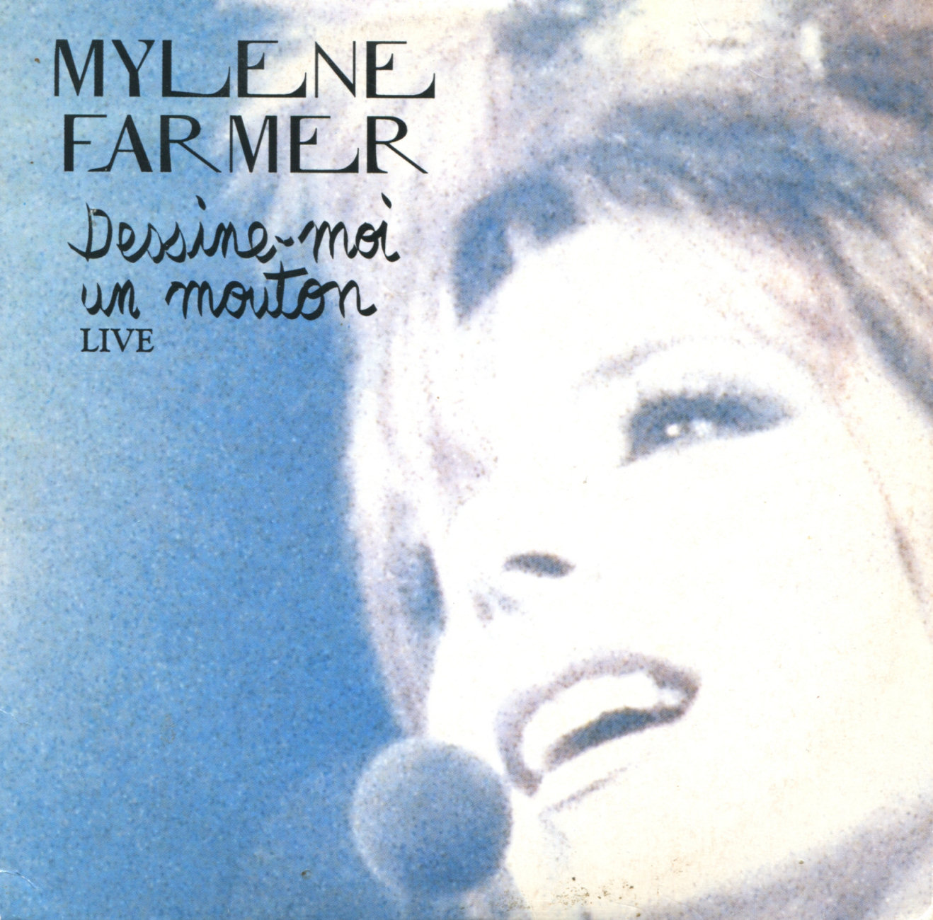 Mylène Farmer - Pochette single Dessine-moi un mouton Live