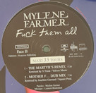 Mylène Farmer Fuck them all Maxi Vinyl France