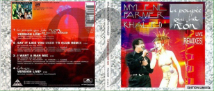 Mylène Farmer & Khaled La poupée qui fait non Live CD Maxi Digipak France