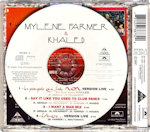 Mylène Farmer & Khaled La poupée qui fait non Live CD Maxi France