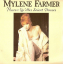 Mylène Farmer Pourvu qu'elles soient douces 45 Tours France Label Papier