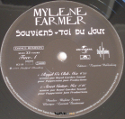 Mylène Farmer Souviens-toi du jour Maxi 33 Tours Promo France