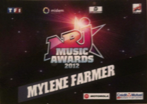 Mylène Farmer NRJ Music Awards 2012