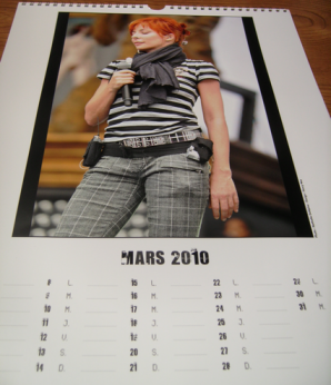 Mylène Farmer Calendrier 2010 Backstage