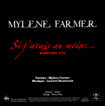 Mylène Farmer Si j'avais au moins... CD Promo France