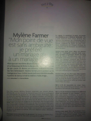 Mylène Farmer Tetu Janvier 2013