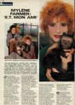 Mylène Farmer Télé 7 Jours 15 novembre 1986