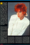 Mylène Farmer Presse Graffiti Décembre 1987