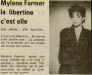 Mylène Farmer Presse - Loire Matin - 23 mars 1987