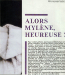 Mylène Farmer Presse Rockland Novembre 1988