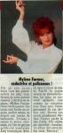 Mylène Farmer Presse Voici 29 Février 1988