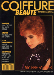 Mylène Farmer Presse Coiffure Beauté International Décembre 1989