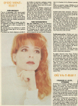 Mylène Farmer Presse Graffiti Mai 1989