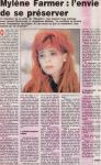 Mylène Farmer Presse Le Guide Méridional 05 octobre 1994