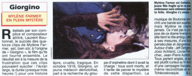 Mylène Farmer Presse Télé 7 Jours Octobre 1994