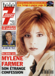 Mylène Farmer Presse Télé 7 Jours programmes du 04 au 10 novembre 1995 N°1849