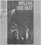 Presse Mylène Farmer - Libération 24 septembre 1999