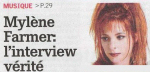 Mylène Farmer Presse La Provence Janvier 2006